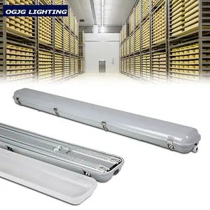 Etl SAA CE CB Elencato super luminoso ip65 Barn appeso lineare vapor stretto apparecchio di dali dimming magazzino triproof led batten luce