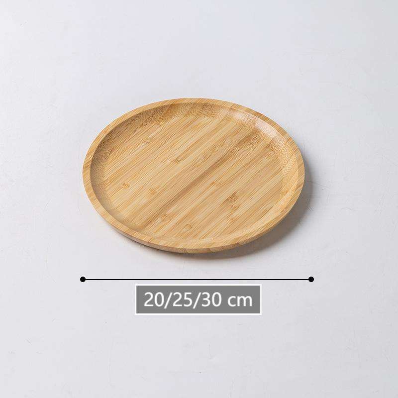 ถาดกลมธรรมชาติ