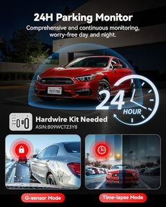 REDTIGER Dealer F7N Pro Caja Negra para Auto, Cámara Dual 4K con WiFi, GPS, Pantalla IPS de 3.18 Pulgadas, 170° Cámara para Coche de Gran Angular - Product Image 5