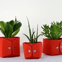Tas penanam kentang taman Pot kain Felt lingkungan Pot kain grosir penanam vertikal flanel Pot bunga tumbuh ukuran Mini