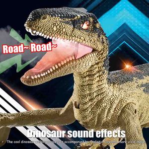Realista Velociraptor Roy modelo inalámbrico infrarrojo <span class=keywords><strong>Control</strong></span> remoto multifuncional caminar dinosaurio <span class=keywords><strong>Robot</strong></span> Juguete plástico - Product Image 5