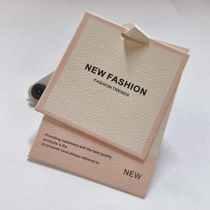 Zp-tùy chỉnh dày giấy vải thẻ với chuỗi sinh thái thân thiện Swing nhãn cho quần áo phụ kiện và dệt may bao bì giải pháp - Product Image 6