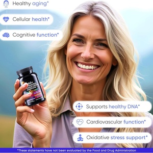 Cápsulas de NAD+ en Polvo, 90 Unidades, Fusión Mineral, Resveratrol, Berberina, Quercetina, Cúrcuma, Curcumina, Pimienta Negra, Suplemento de Uva NAD - Product Image 4