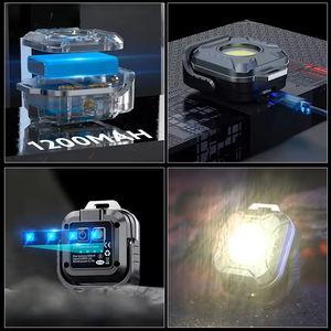 New popular 500 lumens portable mini handheld COB <b>flashlight</b> magnetic rechargeable small EDC pocket emergency <b>flashlight</b> - Product Image 6