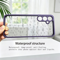 Étui de protection pour téléphone en acrylique transparent + TPU résistant aux rayures pour Samsung Galaxy S26 Ultra S25 A06 A16 A26 A36 A56 A15 A35 A54 A55