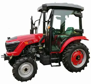 Tractor de rueda de granja Lt604, con cabina de tracción, 60HP, 4WD, directo de fábrica