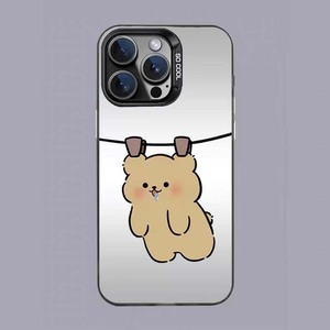 <span class=keywords><strong>Funda</strong></span> para teléfono móvil de TPU PC con llave plateada galvanizada con impresión de oso colgante divertido para <span class=keywords><strong>Iphone</strong></span> X Xr Xs 11 12 <span class=keywords><strong>13</strong></span> 14 15 16 17 Pro Max - Product Image 1