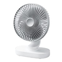 Nouveau ventilateur de bureau USB mécanique silencieux, oscillant, réglable en hauteur, portable, rechargeable, avec moteur sans balais, idéal pour étudiants et bureaux