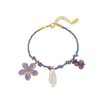 Nouveaux Bracelets Statement en Acier Inoxydable Plaqué Or 18K pour l'Été avec Pendentif Tendance Étoile de Mer et Cœur, Série Océan