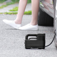 IStapromo Hadiah Pompa Ban Nirkabel 12V Pompa Ban Digital Otomatis Kompresor Udara Mobil