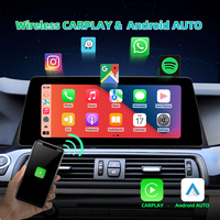 Radio Multimedia para Auto con Android 14 y Snapdragon 665 de 15.5 Pulgadas, CarPlay para BMW Serie 5 F10 F11 F18 CIC NBT 2011-2016