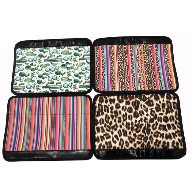 Лидер продаж, высококачественный неопреновый чехол для автомобильного ремня безопасности с изображением подсолнуха и леопарда, 3 мм