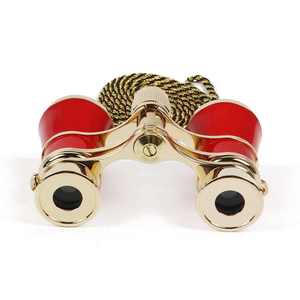 Jumelles de course de chevaux de théâtre d'opéra de mode élégante 3X25 Vintage Opera Glasses HD avec chaîne - Product Image 4