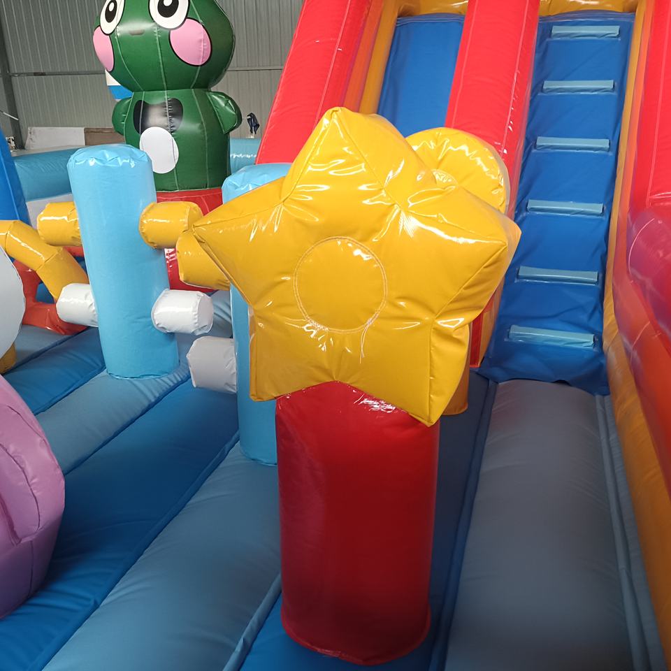 2 5m Inflatables Interesting 5m*7m Inflatable Animals Castle Bounce Castle with Slide ...