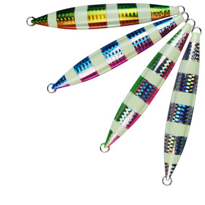 Señuelo de pesca de 180g de hundimiento rápido, que brilla en la oscuridad, para pesca en alta mar de atún, pargo rojo y pez cola amarilla. - Product Image 5