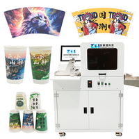 Impresora automática CSJ CMYK de colores completos, taza de papel para sobres, impresora de inyección de tinta Digital, máquina de impresión Digital a base de agua de un solo paso