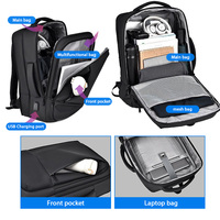 Nouveaux Arrivages Sacs à Dos Professionnels OEM Design Bureau Extérieur Mode USB Étanche pour Ordinateur Portable