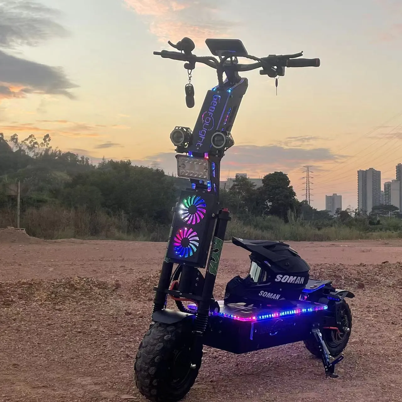 Custom scooter electric 10000w 72v long range max 80ah big battery 8000w double brake shock absorber electric dual motor scooter
