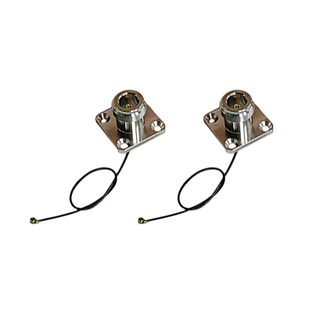 High Quality RF Cable Customizable Four Hole Square Flange N-K Female to UFL Connector Pigtail Wire RF Coaxial Cable