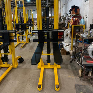 Apilador manual, carretilla elevadora, carretilla elevadora, elevador de plataforma manual cargable, elevador de gato, carga manual, 1,6-3,5 metros de altura - Product Image 6