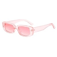 Lunettes de soleil pour femmes 2023 Lunettes de soleil avec logo carré Noir rose 90s Y2k Fabricant Lunettes de soleil tendance
