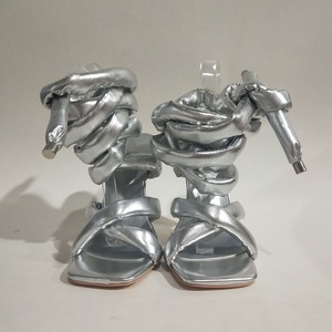 Sandalias Rojas con Tiras Cruzadas Romanas, Sandalias de Punta Cuadrada para Mujer, Zapatos de Vestir de Alta Calidad para Fiestas y Uso Diario, Tacones Personalizados - Product Image 6