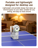 Robot Lanzador de Pelotas de Ping Pong PUSUN Dora MINI, Programable, para Niños, Entrenamiento de Principiantes y Uso en Clubes
