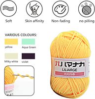 Fil à crocheter pour artisanat textile, doux, mélangé acrylique, chenille de lait, coton, laine peignée, pour tricot à la main, vente en gros