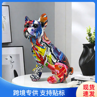 Artisanat Bulldog : Décoration de Noël Artisanale, Ornements de Collection pour la Maison, Salon, Bureau, Sculpture Animale Personnalisée en Résine Époxy