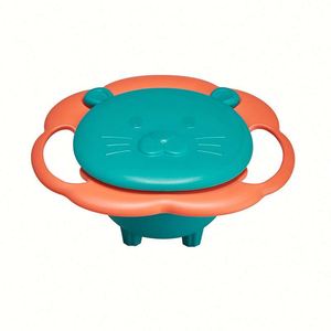 Assiette Gyro Anti-déversement Ancout pour Bébé, Bol d'Équilibre Rotatif à 360 Degrés, Assiette en Plastique pour Enfants, Stock Entrepôt - Product Image 1