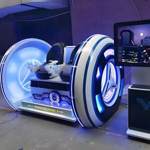 9D VR 실내 2 인승 우주선 전투 차량 시뮬레이터 천둥 게임 장비 제작 금속 플라스틱 JiaYi JY-TYC2S CE - Product Image 5