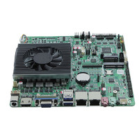 LVDS EDP Komputer Industri Tertanam PC Mini Itx Motherboard Generasi Ke-8 Quad-Core I5-8250U CPU Port Jaringan Ganda 6COM DDR4 32GB