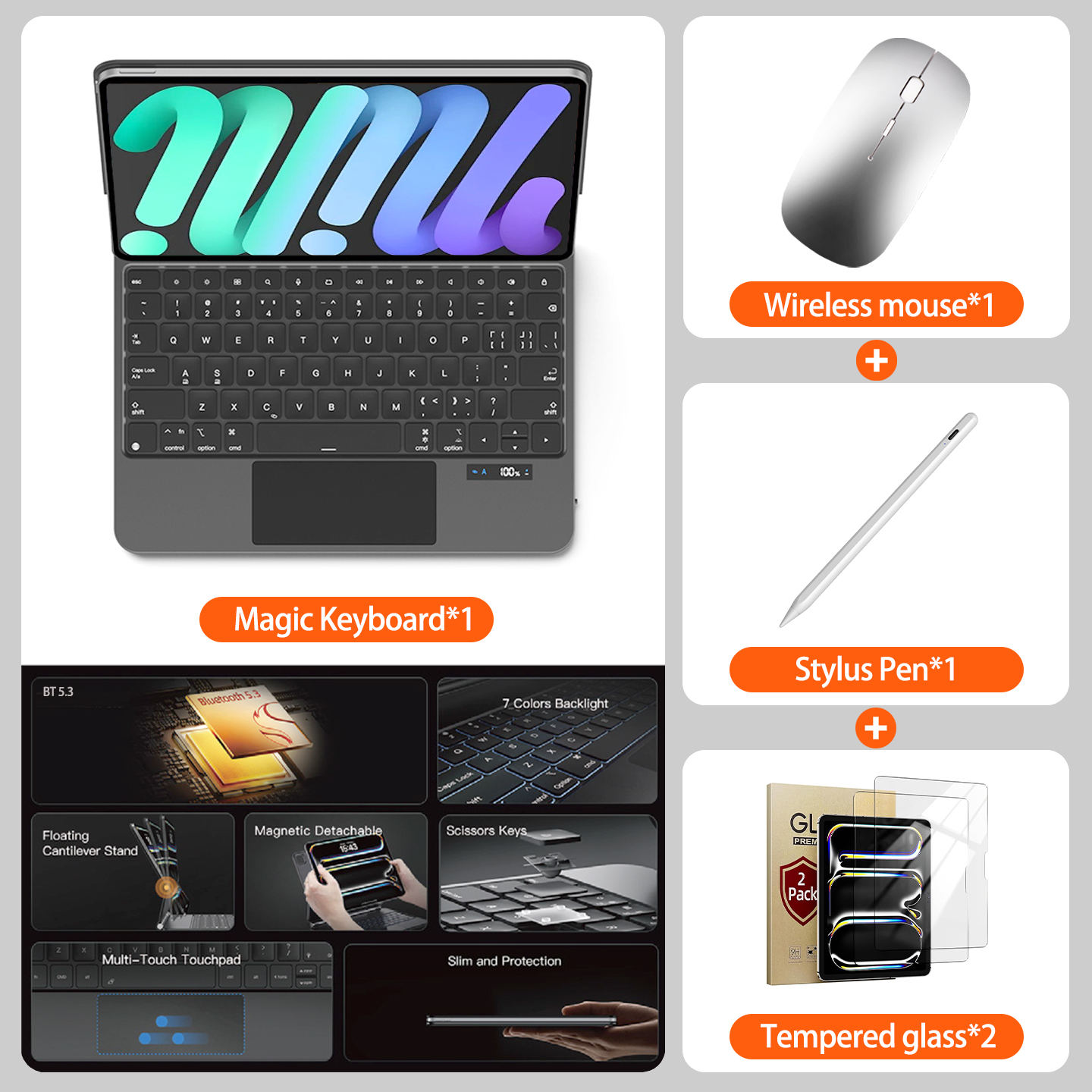 For iPad mini 6th Gen Black