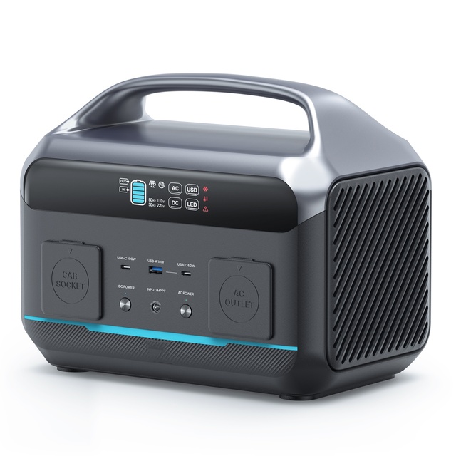Overseas Warehouse 600W Lithium-ion Battery Portable Power Station, Outdoor Camping Travel Backup Portable Power Station