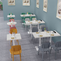2024 banc de café moderne personnalisé chaud sièges restauration rapide Tables et chaises de restaurant ensembles meubles de café cabines de restaurant