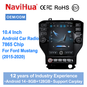 Autoradio Android Navihua 10,4 pouces, écran vertical style Tesla, navigation GPS, Carplay, multimédia pour Ford Mustang 2015-2020 - Product Image 3