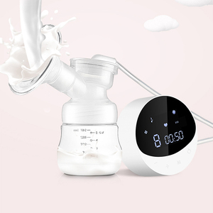 Ultra-thin Medical Grade Electric <strong>Silicone</strong> Breast Pump Portable Wearable Double <strong>Bra</strong> Breast Pump - Product Image 4