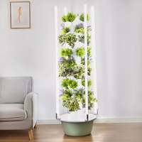 Équipement hydroponique pour légumes avec 36 trous de plantation, pour la culture intérieure à domicile et la culture hors-sol des légumes