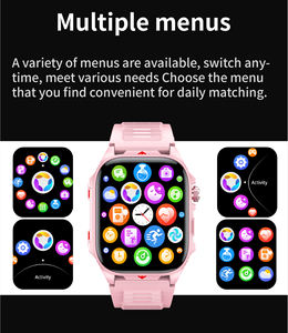 ساعة ذكية رياضية خارجية جديدة لعام 2025 بشاشة مربعة 2.01 بوصة وبطارية 400 مللي أمبير للرد على المكالمات مع مصباح يدوي ومساعد صوتي ومقاومة للغبار - Product Image 5