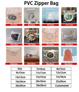 Nhỏ Mini Frosted EVA PVC Ziplock Đồ Trang Sức Pouch Biểu Tượng Tùy Chỉnh Đồ Trang Sức Túi Nhẫn Đồ Trang Sức Phụ Kiện Nhựa Dây Kéo Bao Bì Túi - Product Image 5