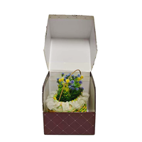 Boîtes cadeaux rigides en carton recyclé, écologiques, avec couvercle à rabat, finition mate, personnalisées, de luxe, avec logo, réutilisables pour les bougies ou les jouets