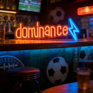 Letrero Luminoso LED de Diseño Único para Decoración de <span class=keywords><strong>Pared</strong></span>, Ideal para Hogar, Bar, Cafeterí<span class=keywords><strong>a</strong></span>, Fanáticos del Fútbol, San Valentín, Bodas y Todas las Ocasiones - Product Image 5