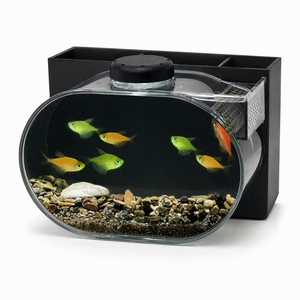 Acuario de escritorio para medusas con luz LED de 16 colores, generador de olas integrado, filtro seco/húmedo, pecera pequeña - Product Image 2