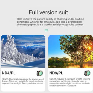 DJIMini 4专业光学玻璃透镜滤光器套件紫外ND CPL NDPL摄像机迷你无人机配件保护器套装 - Product Image 6