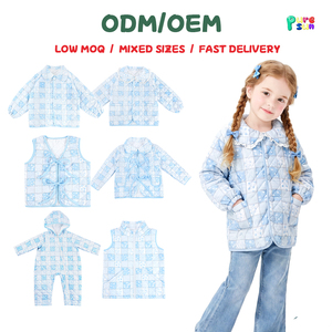 Puresun Fabricant sur mesure de vestes d'hiver chaudes pour enfants, vestes matelassées de haute qualité, toucher doux, prix de gros, manteaux pour filles de 10 à 12 <span class=keywords><strong>ans</strong></span> - Product Image 1