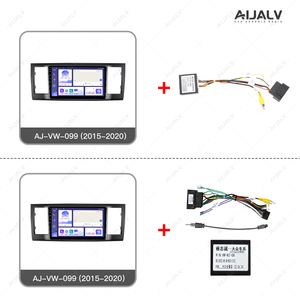 Cadre d'autoradio Aijia pour VW <span class=keywords><strong>Caravelle</strong></span> 2015-2020, lecteur Android 13, façade 2DIN, modification du tableau de bord - Product Image 5