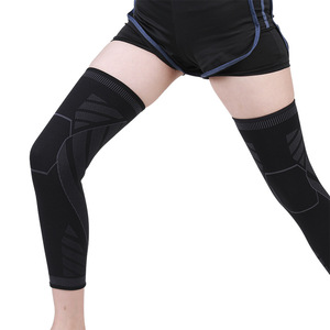 Mangas de compresión de pierna larga al por mayor, soporte de rodilla de manga completa, protección para baloncesto y fútbol, alivio del dolor - Product Image 2