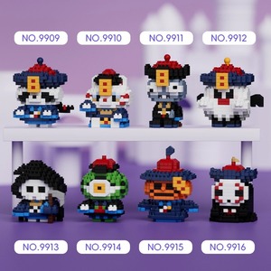 Micro fai da te set di blocchi per Halloween e natale in plastica <span class=keywords><strong>fantasma</strong></span> e zucca uomo decorazioni giocattolo Mini Figure da costruzione regali - Product Image 5