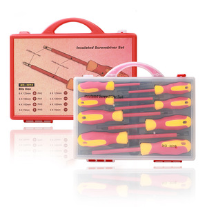 Insulated Screwdriver Set 8pcs PH0 PH1 PH2 Flathead Magnetic Chrome Vanadium Steel For Mobile Phone Computer Repair - Product Image 1