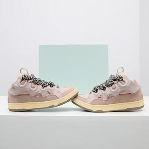 Baskets de créateur de haute qualité, style rétro, décontractées pour hommes, personnalisées, roses, à semelle épaisse, pour femmes, chaussures de marche pour homme - Product Image 4